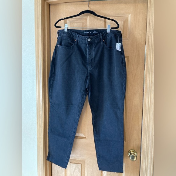 Old Navy Denim - Old Navy Women’s High-Rise Curvy Straight Black Jeans
